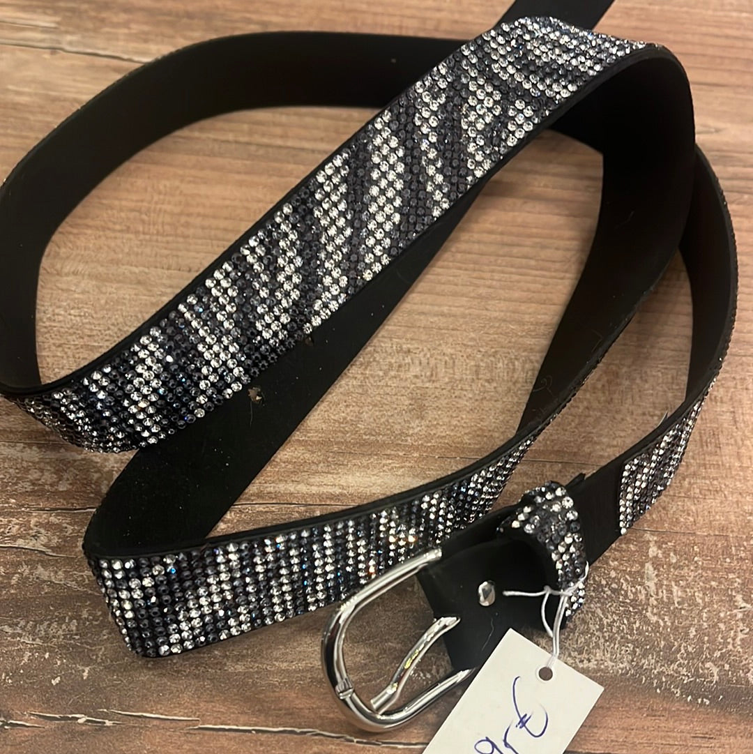 Gürtel Zebra Glitzer
