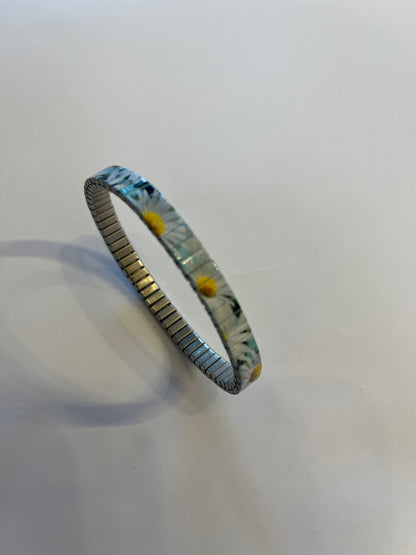 Armband , Gänseblümchen, 6 mm, Banded