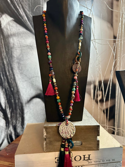 Kette Perlen / Boho