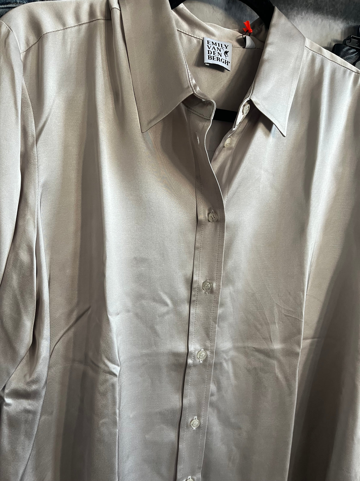 Bluse , Taupe , Emily van den Bergh