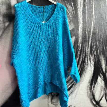 Strickpulli , grob gestrickt