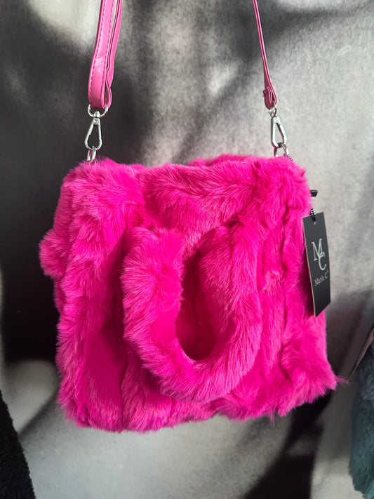 Felltasche / Kunstfell Tasche/ klein