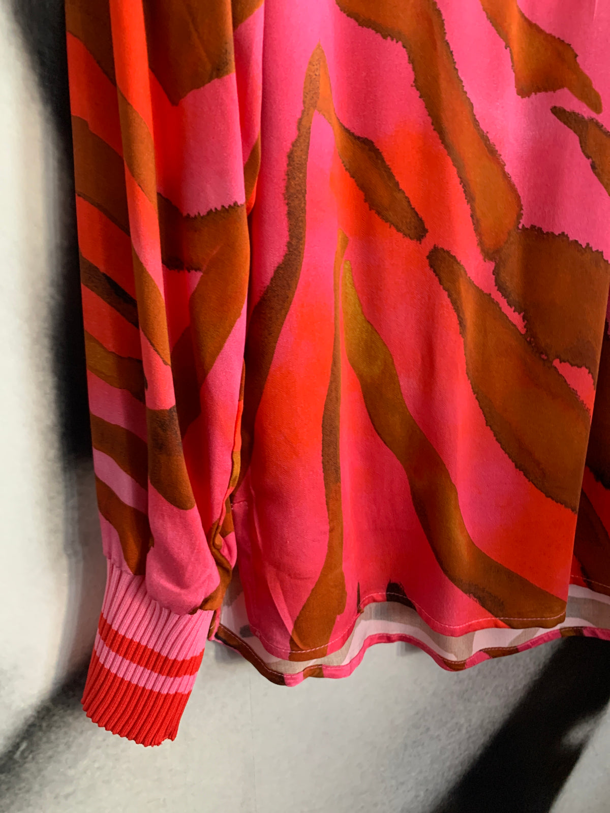 Bluse ,Zebra red/pink, Emily van den Bergh