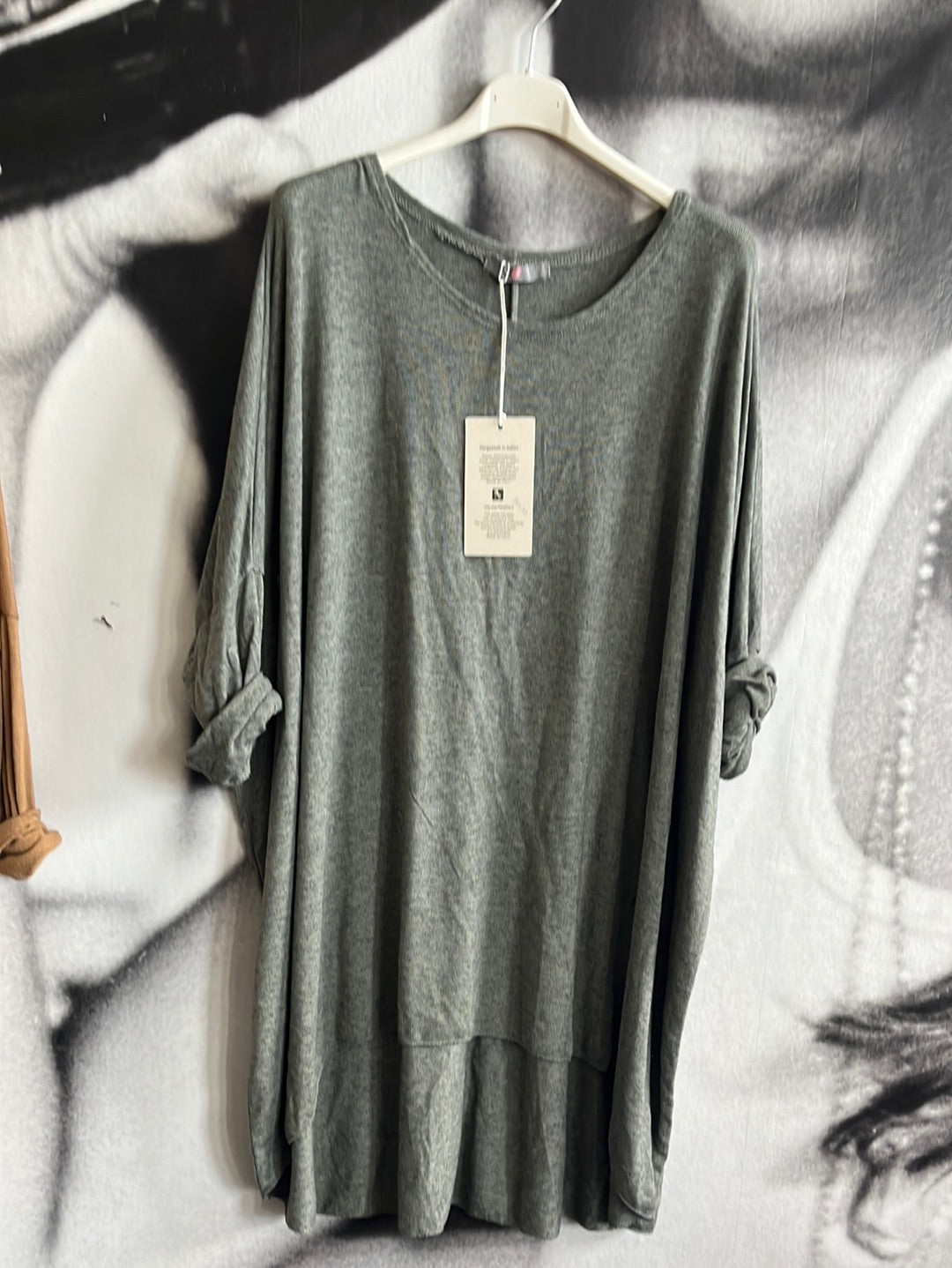 Shirt , Feinstrick Oversize BIG