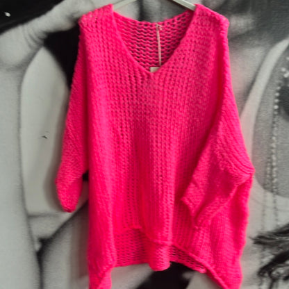 Strickpulli , grob gestrickt