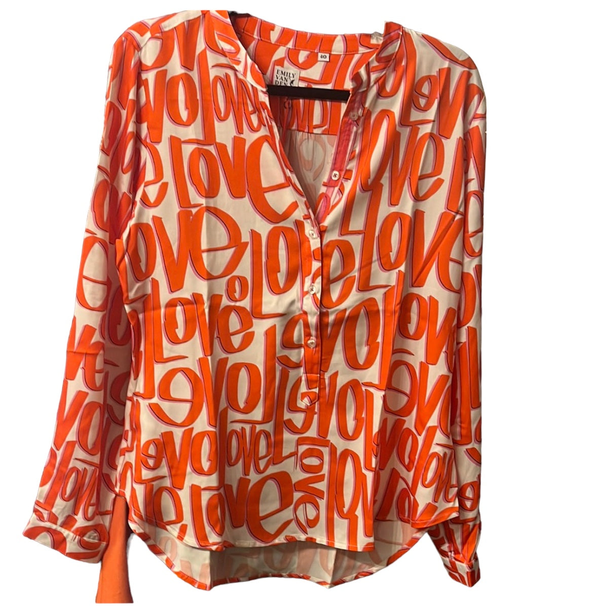 Bluse ,Letters Love, Emily van den Bergh