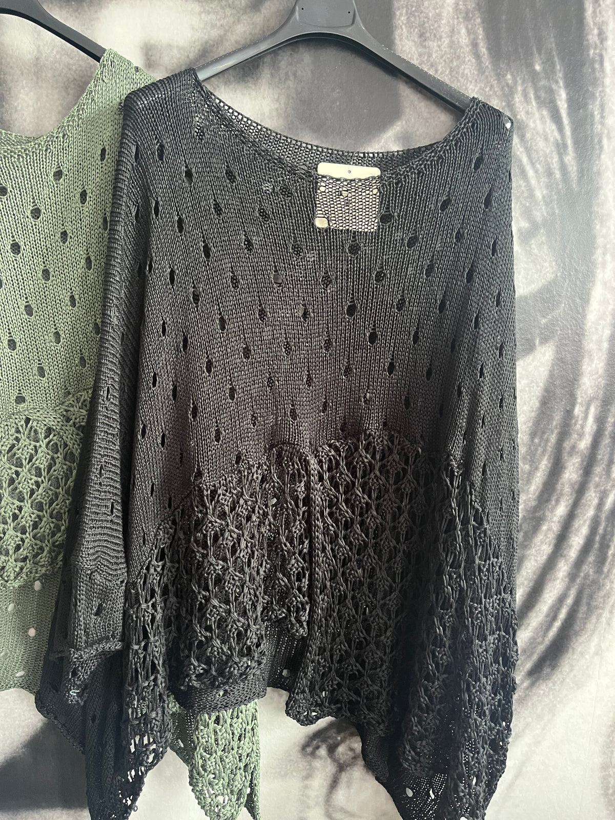 Pullover, diagonal , gestrickt