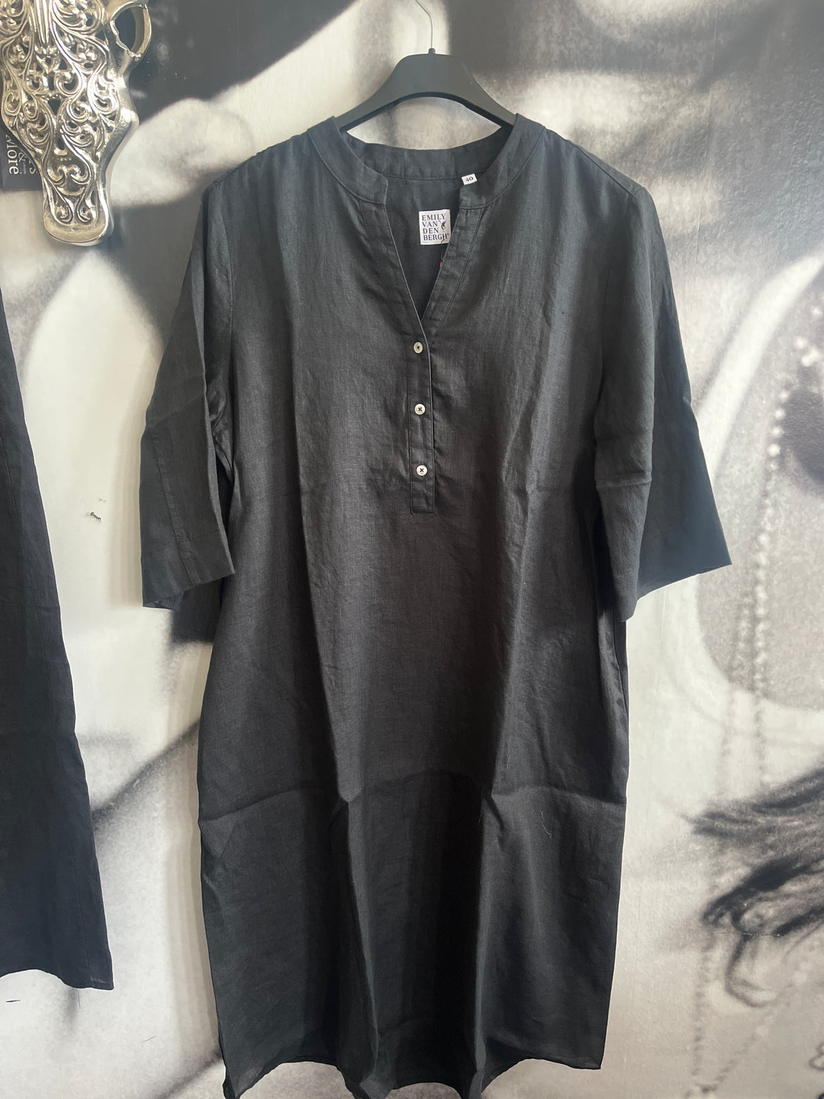 Kleid , Schwarz, Emily van den Bergh