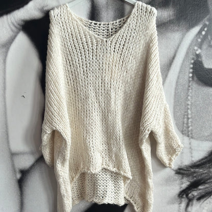 Strickpulli , grob gestrickt