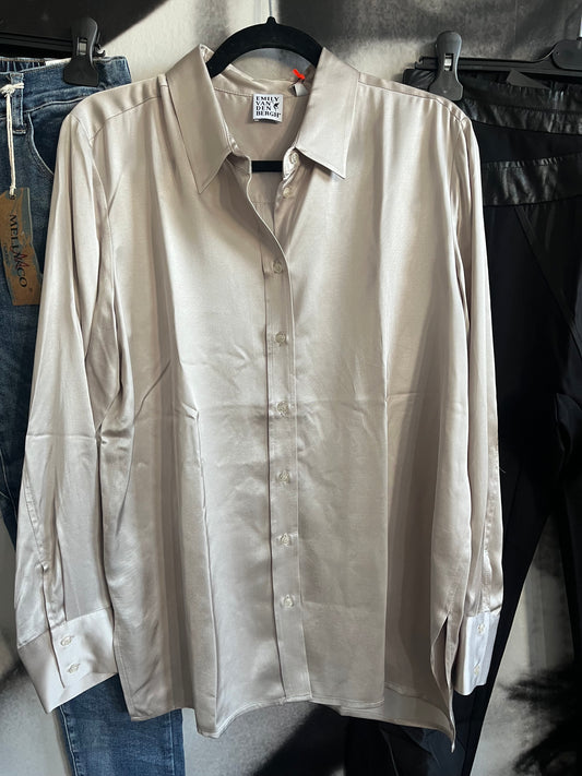 Bluse , Taupe , Emily van den Bergh