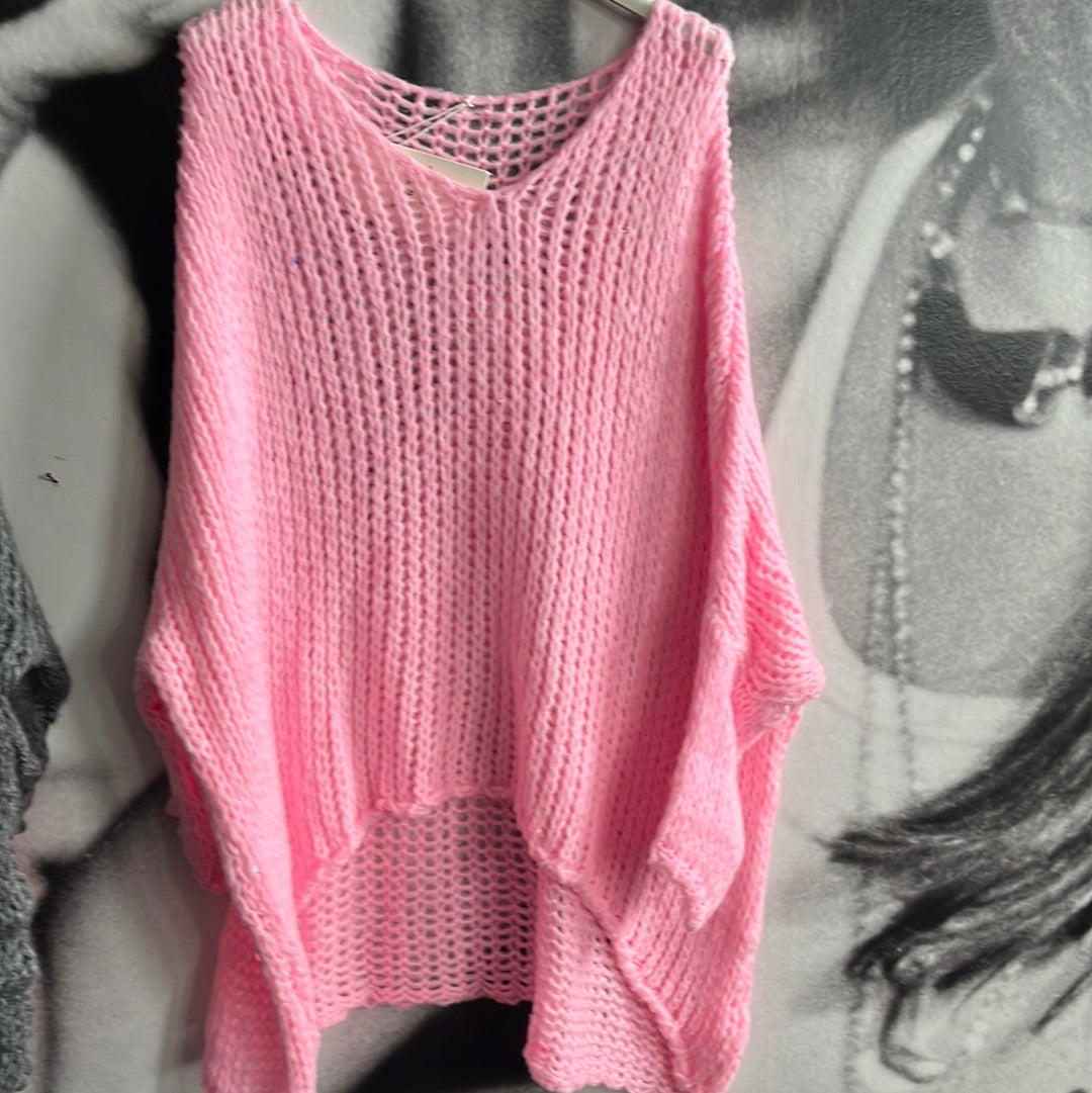 Strickpulli , grob gestrickt