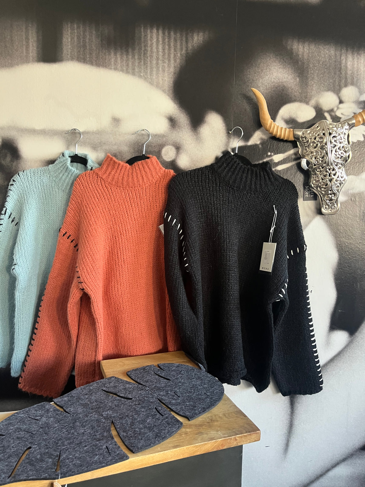 Pullover , Strickpulli,mit Sichtnaht
