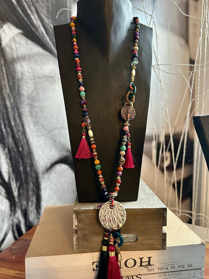Kette Perlen / Boho