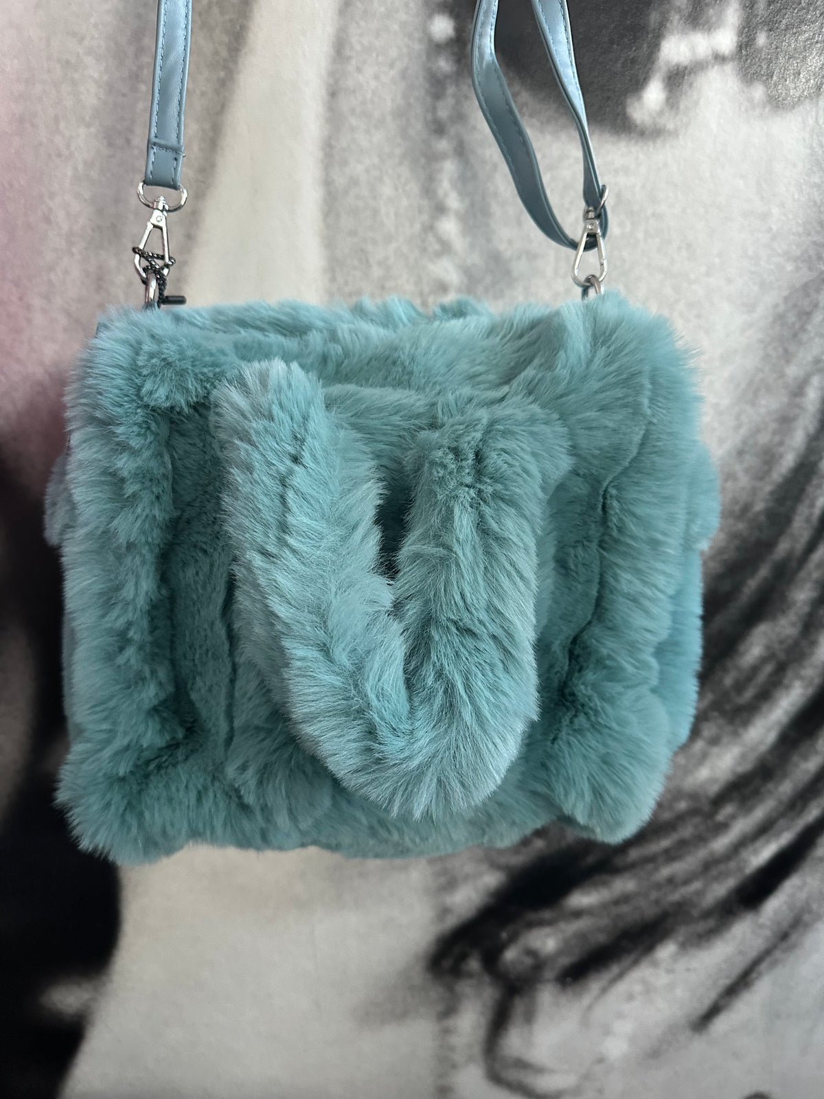 Felltasche / Kunstfell Tasche/ klein