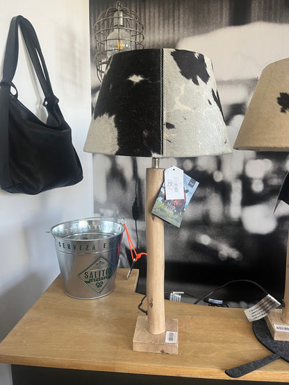 Lampenschirm Kuhfell gemustert,  30 cm ( ohne Ständer )