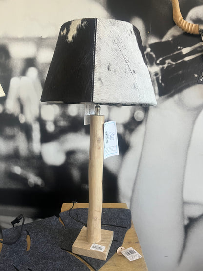 Lampenschirm Kuhfell gemustert,  30 cm ( ohne Ständer )