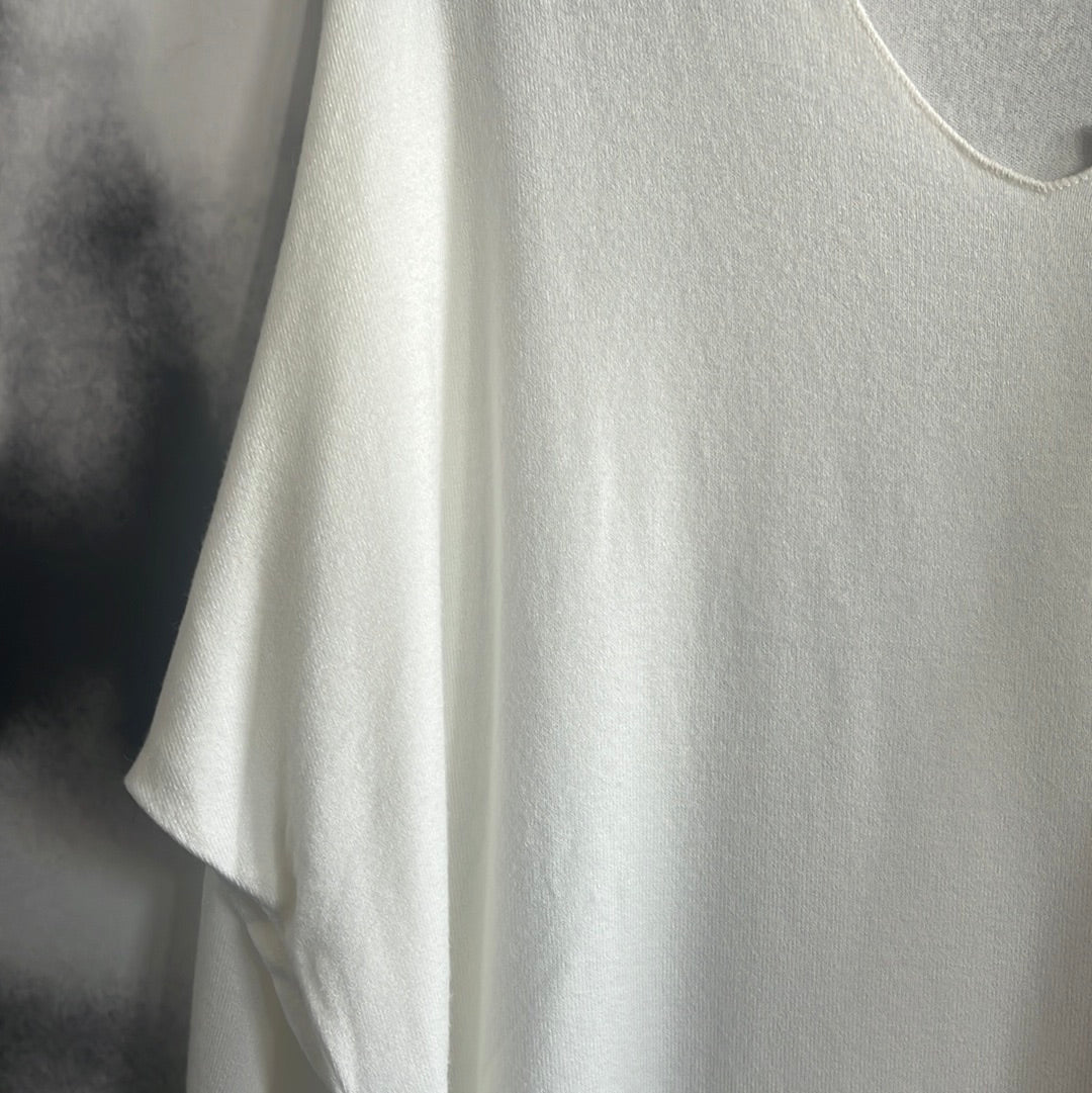 Shirt , Feinstrick,mit V Ausschnitt