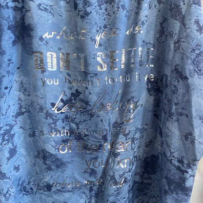Shirt , mit Silberprint