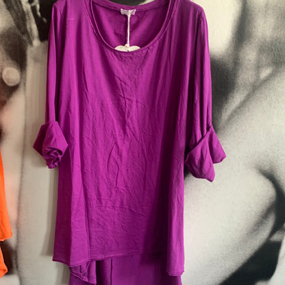 T - Shirt, Langarm ,uni