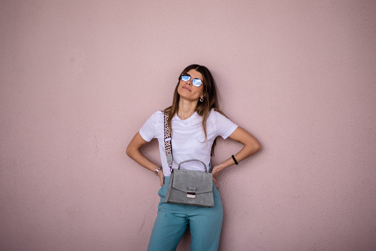 Tasche Kate, Wildleder
