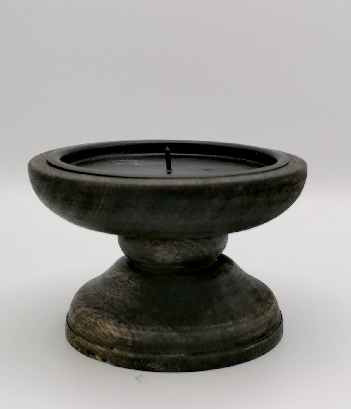 Kerzenständer schwarz,  klein ca.14 cm