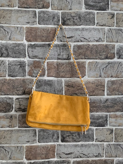 Tasche /  ( wandelbar ) Wildleder