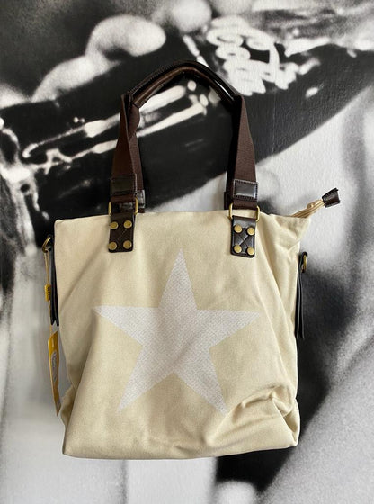 Tasche , Canvas mit Stern