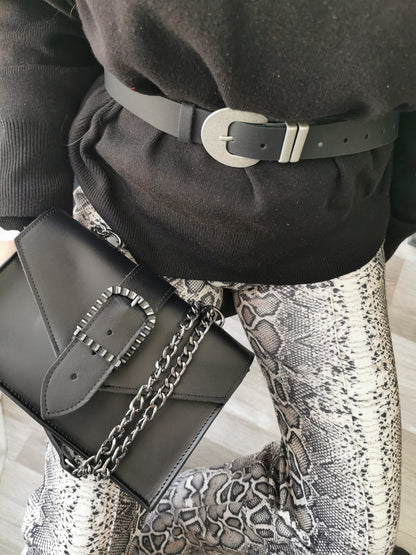 Tasche Kira, Handtasche Glattleder