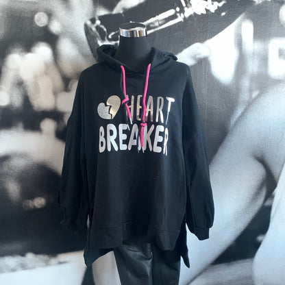 Shirt, Hoodie mit Kapuze, „Heart Breaker“