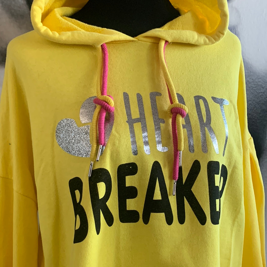 Shirt, Hoodie mit Kapuze, „Heart Breaker“