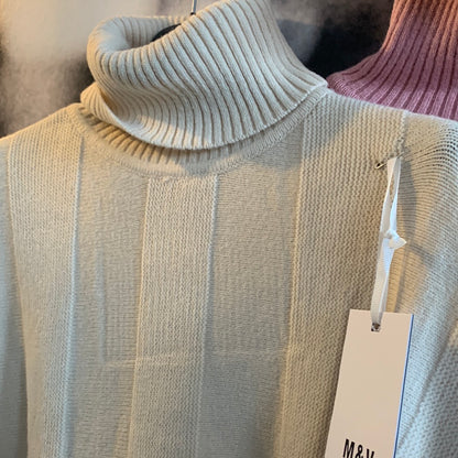 Strickpulli in Kastenform