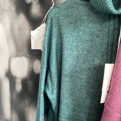 Strickpulli , Rollkragen, Viskosemix