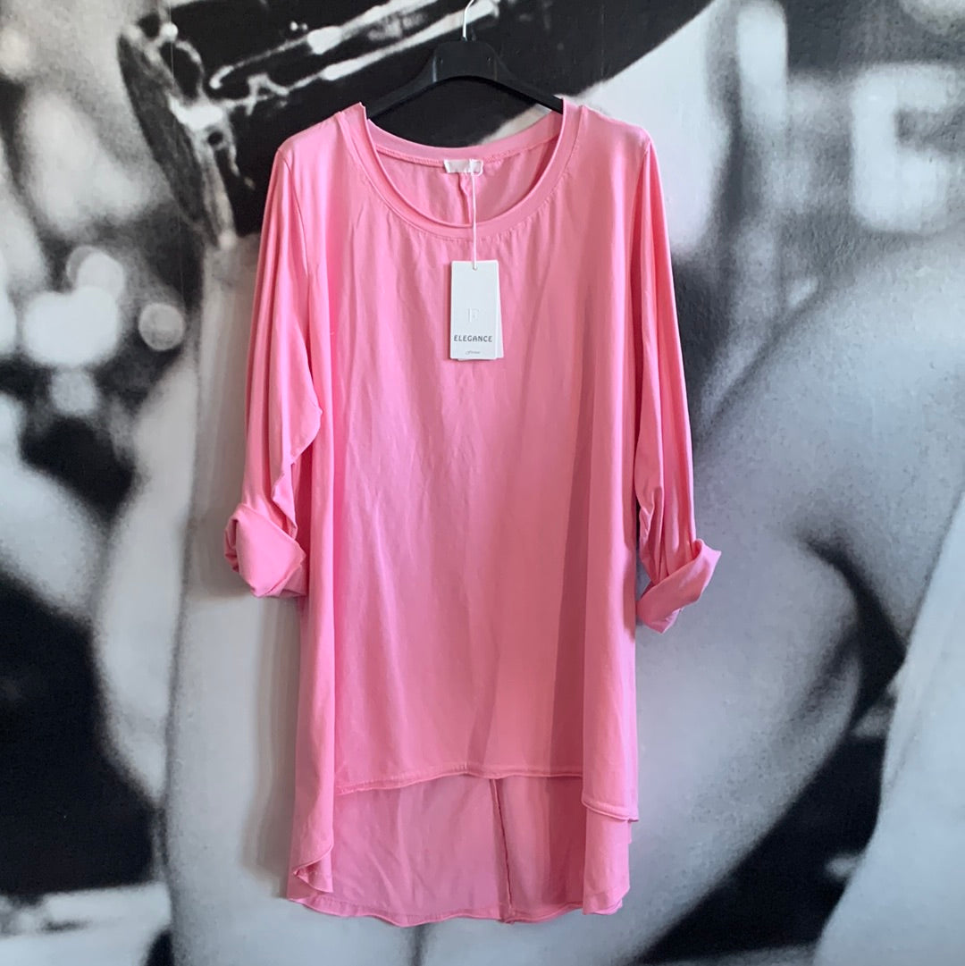T - Shirt, Langarm ,uni