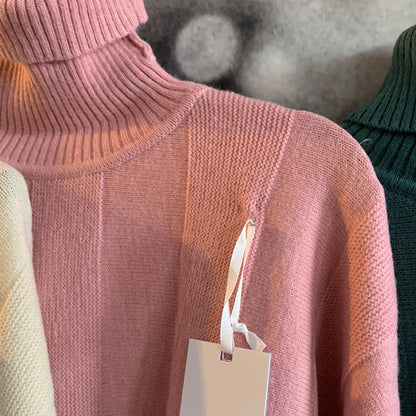 Strickpulli in Kastenform