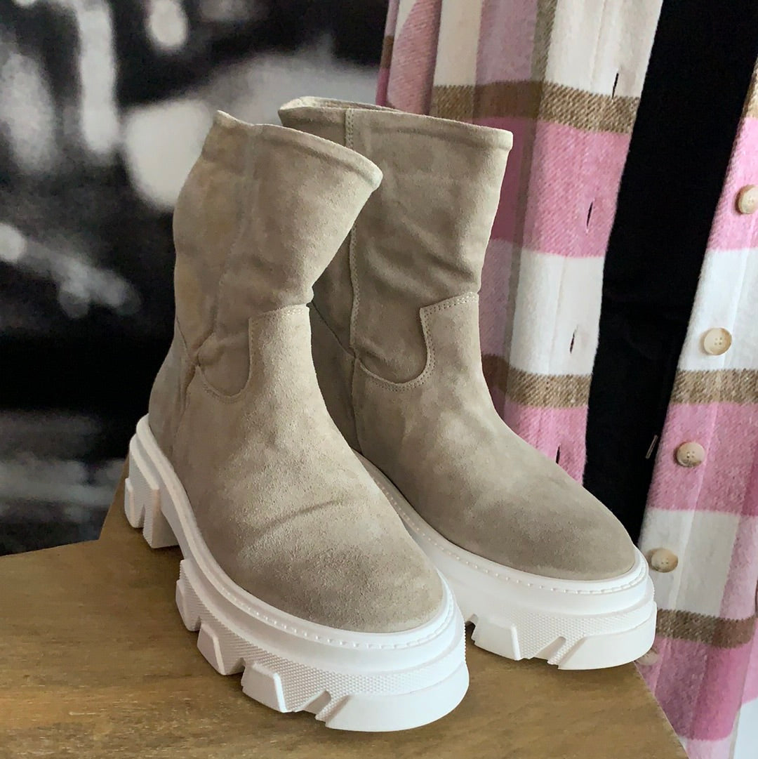 Stiefel , Stiefelette, Wildleder
