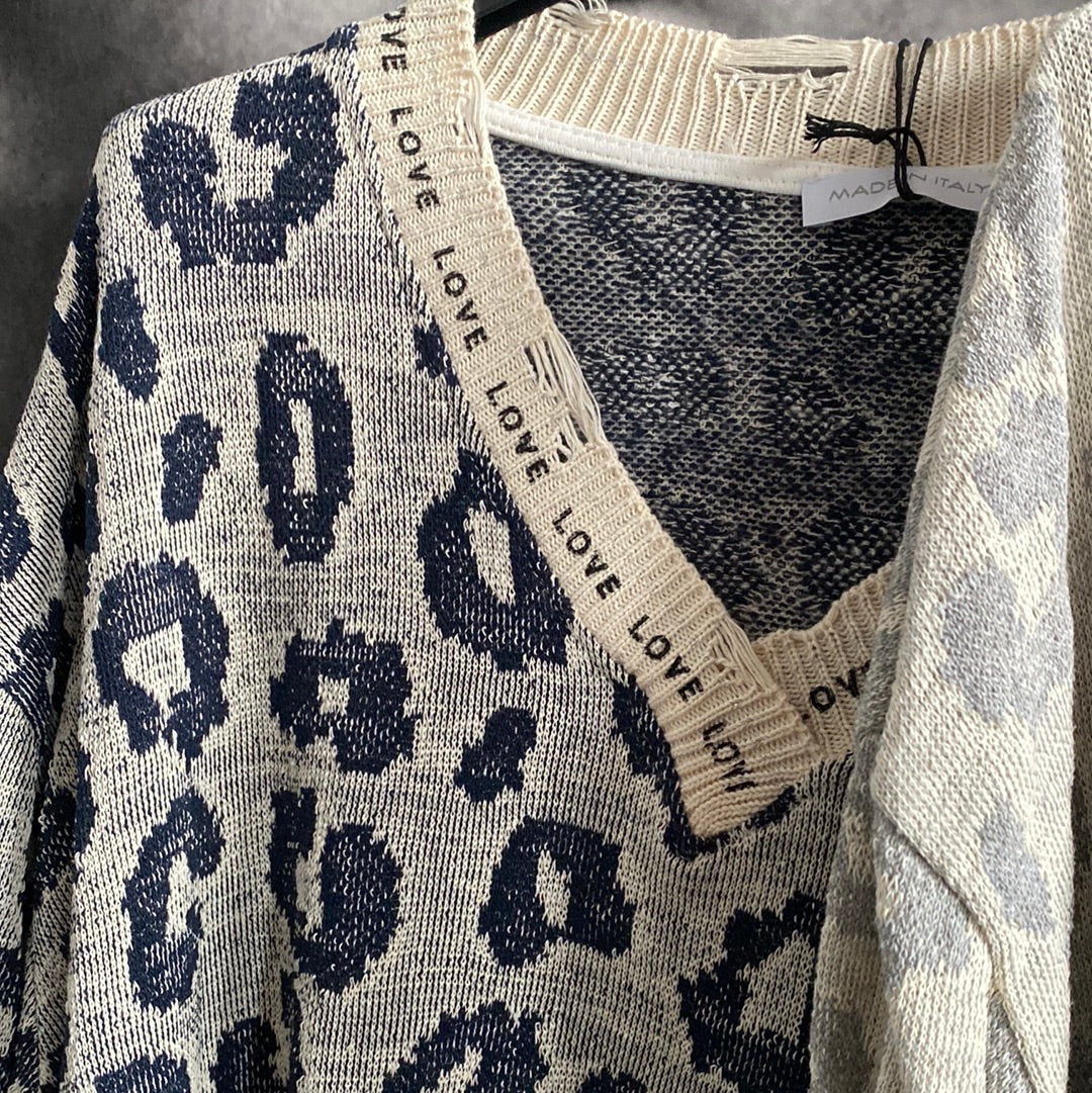 Strickpulli Leo, Vintage
