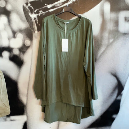 T - Shirt, Langarm ,uni