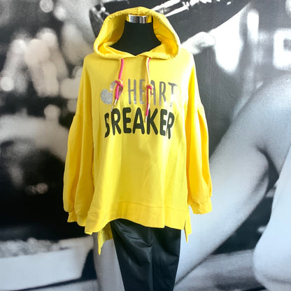 Shirt, Hoodie mit Kapuze, „Heart Breaker“