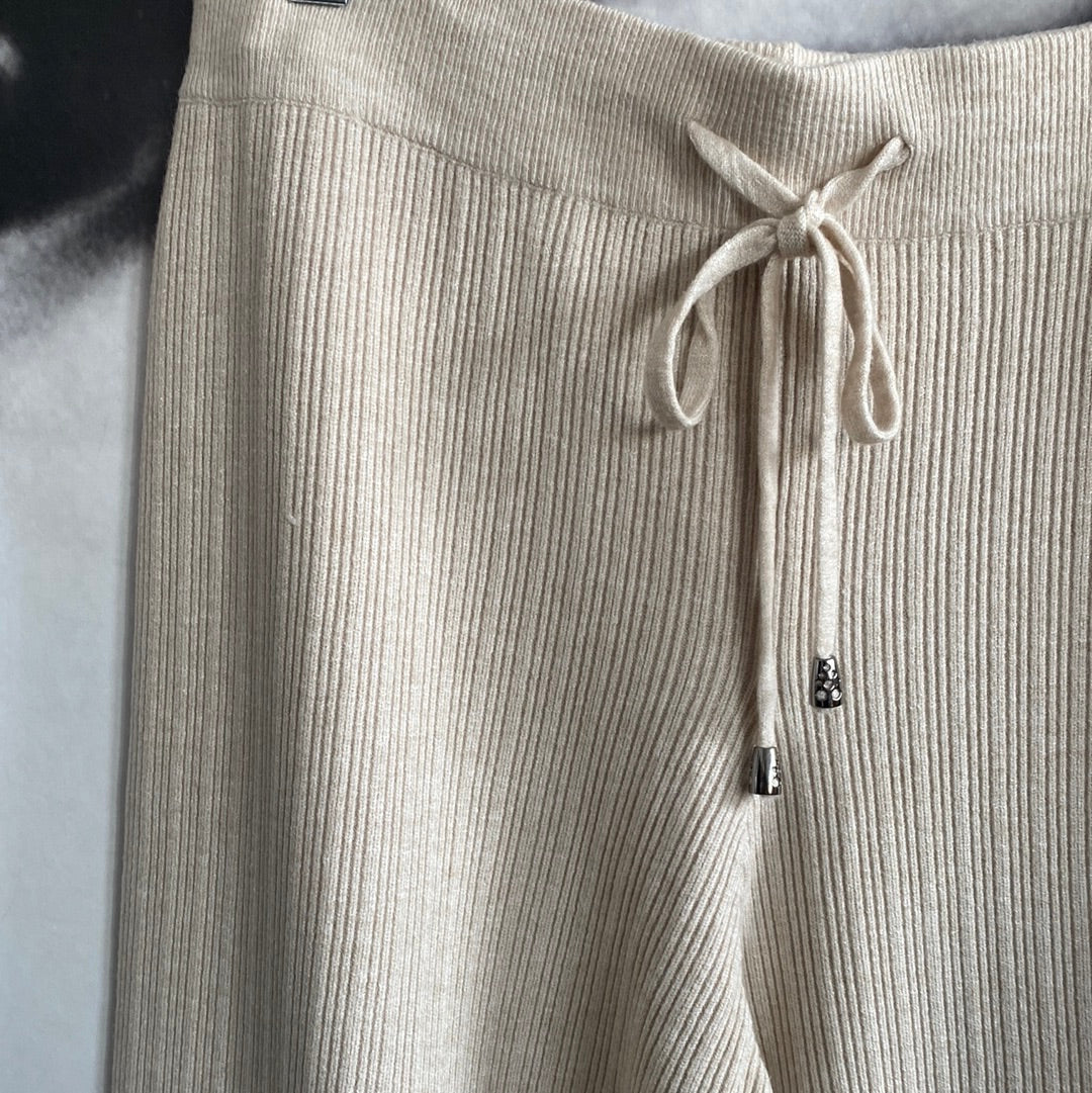 Hose , Feinstrick, leicht gerippt, Marlenestyle