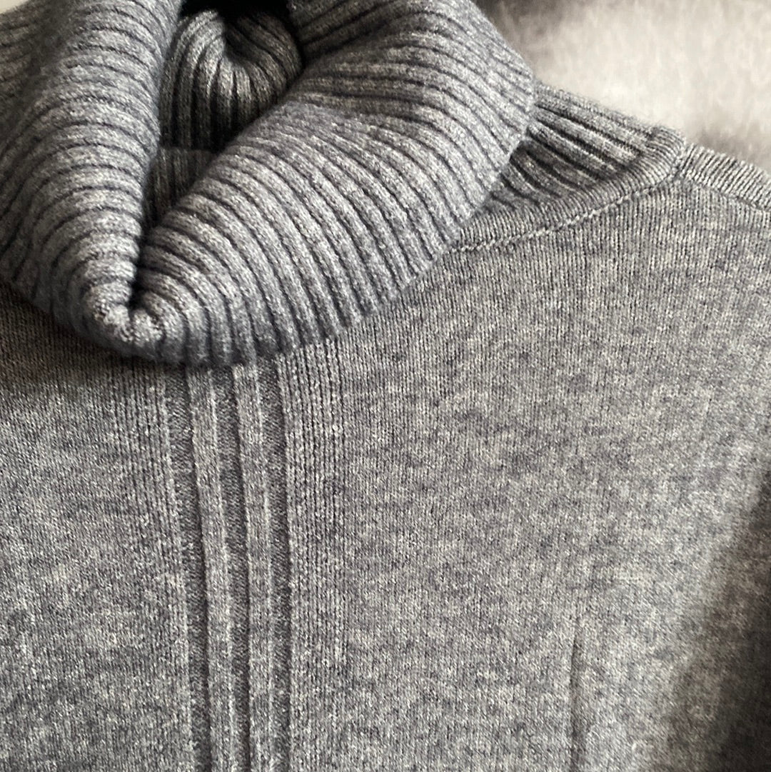 Strickpulli , Rollkragen, Viskosemix