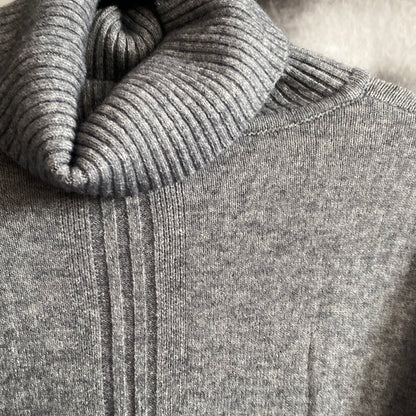 Strickpulli , Rollkragen, Viskosemix